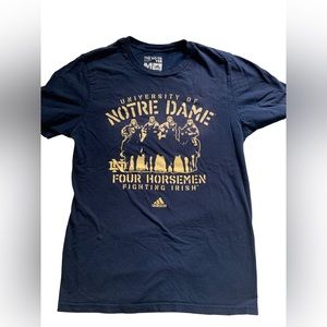 Notre Dame Four Horseman Adidas Tee